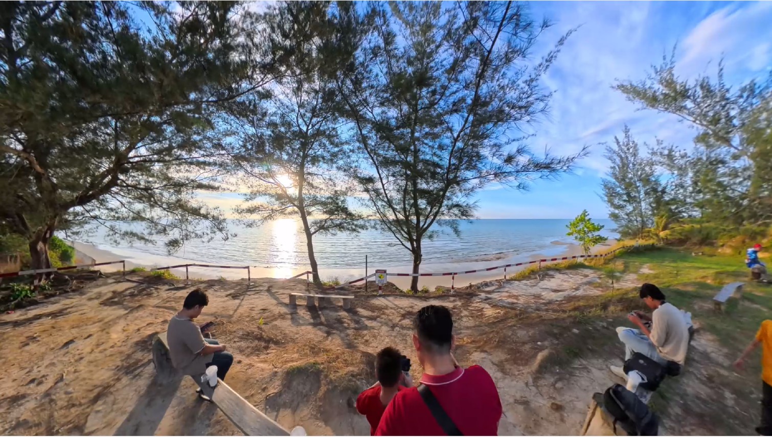 Tusan Beach sunset cliffs